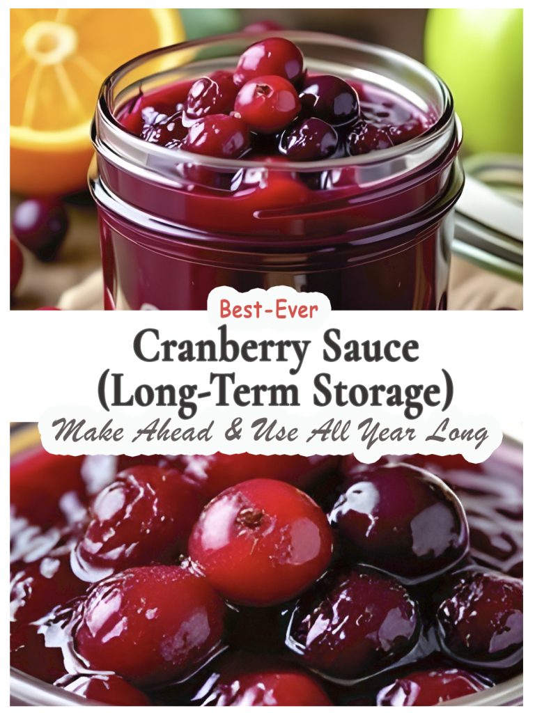 Cranberry sauce