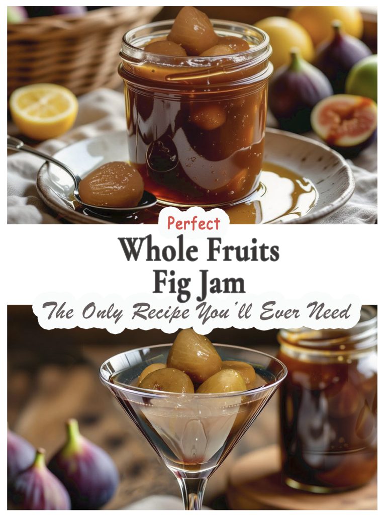Whole fruits fig jam