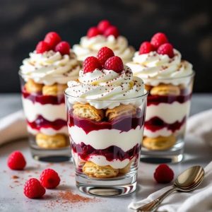 The Tiramisu-Inspired Dessert with Raspberry’s Jam Layers