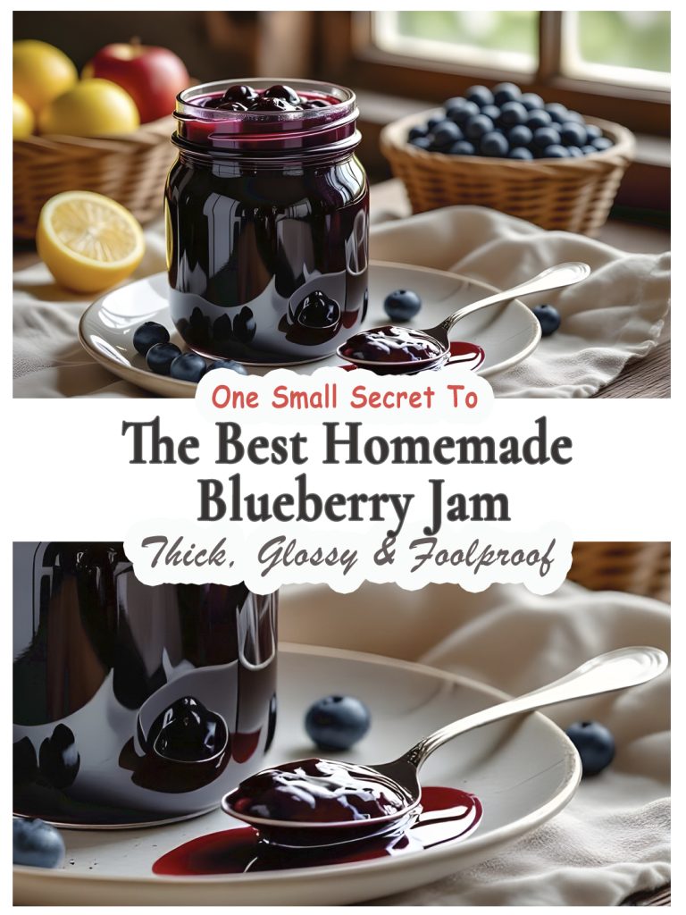 The best homemade Blueberry Jam