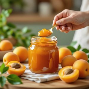 Sun-Kissed Apricot Jam with Lemon Thyme