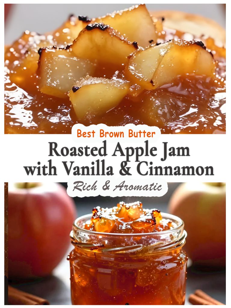 Best Brown Butter Roasted Apple Jam — with Vanilla & Cinnamon